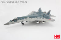 Hobby Master HA6806 1:72 Su-57 Stealth Fighter 01 Blue, Russian Air Force, 2019 (w/ 2 x R-77 and 2 x R-37 missiles on the wings)