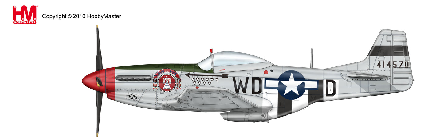 Hobby Master HA7750 1:48 P-51D Mustang 335 FS/4 FG "Captain Ted Lines"