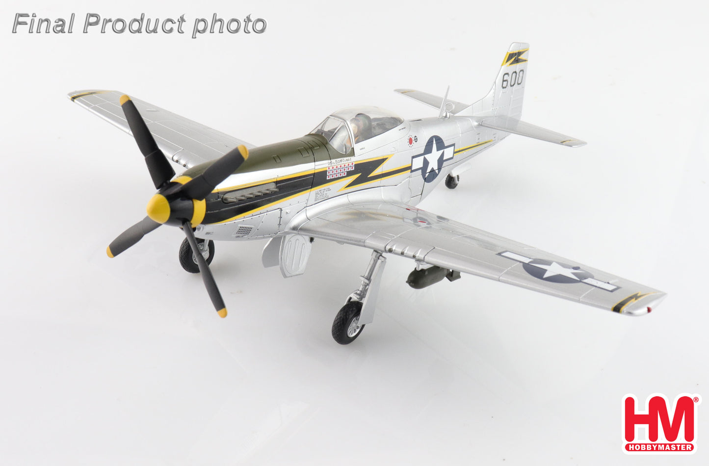 Hobby Master HA7751 1:48 P-51D Mustang Lt. Col. Edward O. McComas 118th TRS, 23rd FG, USAAF, Luliang, China, Jan 1945