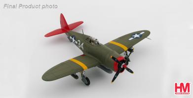 Hobby Master HA8454 P-47D "Tuskegee" No.34, 100th FS, 332nd FG, Italy 1944