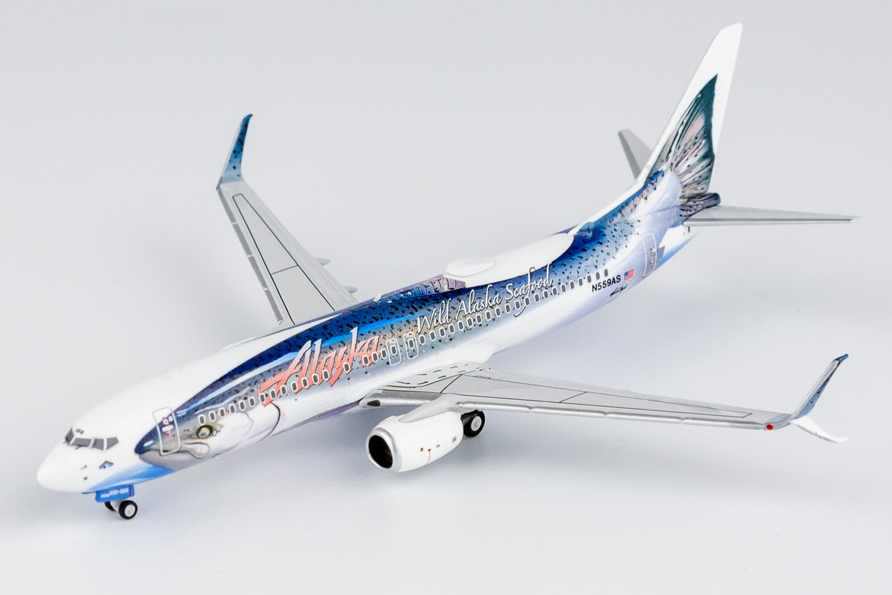 NG 58167 1:400 Alaska Airlines 737-800/w N559AS(Salmon Thirty Salmon II livery; with scimitar winglets)