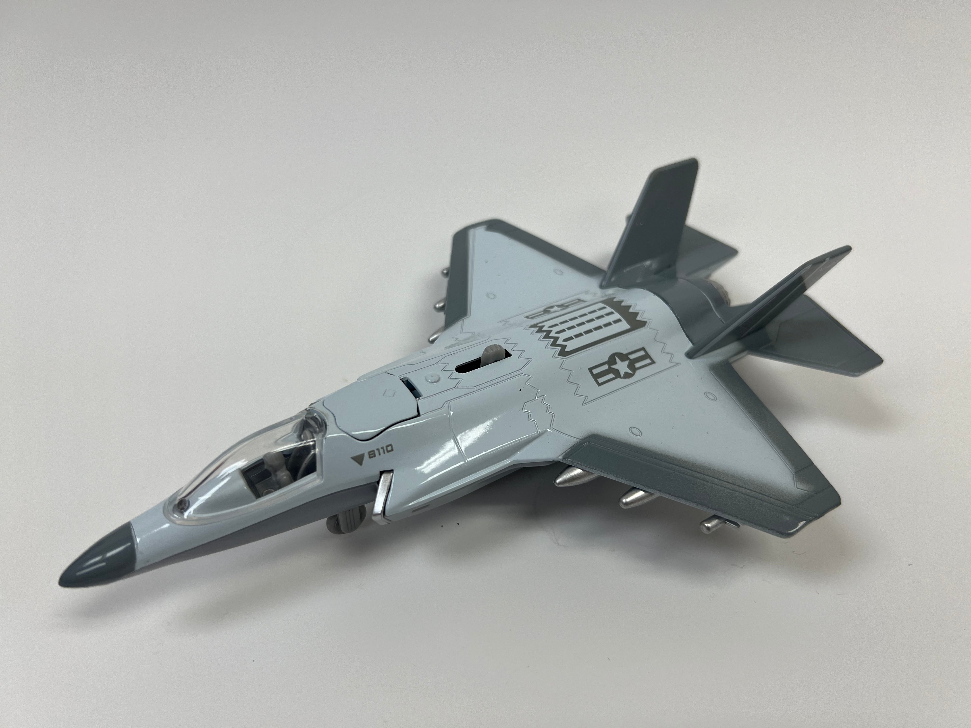 Diecast Pull Back Toy F 35 Lightning II W Sound MTS Aviation Models