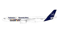 Gemini Jets GJDLH2191 1:400 Lufthansa A330-300 "Fanhansa Diversity Wins"