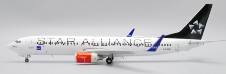 Pre-Order JC Wings JC2SAS0179 1:200 SAS Scandinavian Airlines B737-800 LN-RRL "Star Alliance"