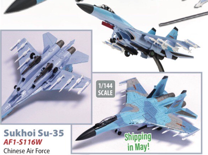 Air Force 1 AF1-S116W 1:144 Chinese Air Force SU-35