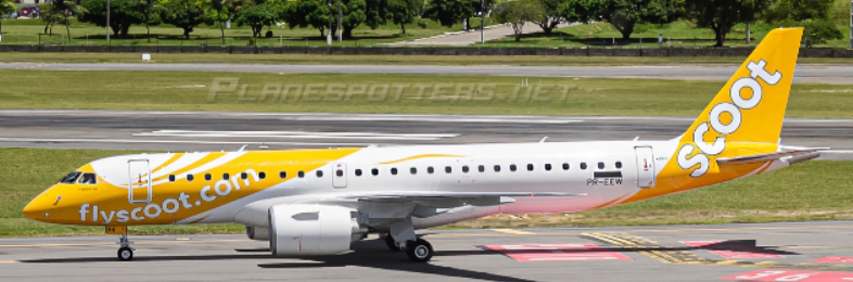 Pre-Order JC Wings XX20476 1:200 Scoot Embraer E190-E2 9V-THA