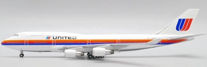 JC Wings XX40088A 1:400 United Airlines Boeing 747-400 "Saul Bass" N185UA (Flaps Down)