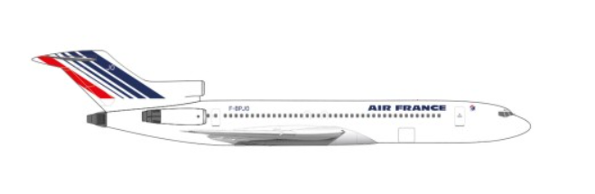 Pre-Order Herpa Wings HE537605 1:500 Air France Boeing 727-200