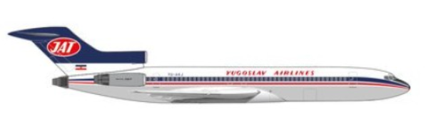 Pre-Order Herpa Wings HE537599 1:500 JAT Jugoslav Airlines Boeing 727-200