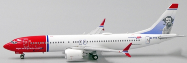 Pre-Order JC Wings XX4152 1:400 Norwegian Boeing 737 MAX 8 "Tom Crean" EI-FYB