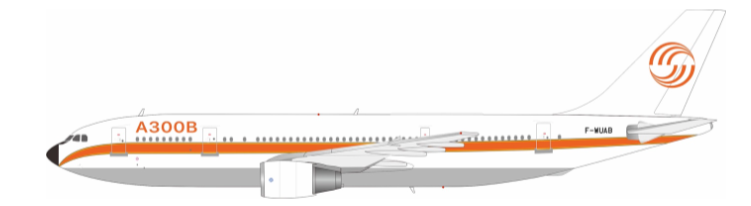 Pre-Order Inflight IF30B4WUAB 1:200 Airbus Airbus A300B4-203F-WUAB