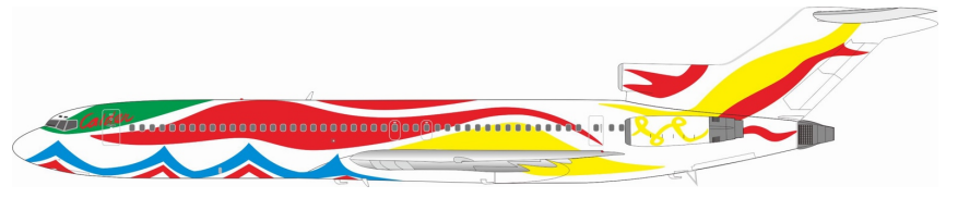 Pre-Order Inflight IF722BN0924 1:200 Boeing 727-291 Calder Mexico Livery N407BN