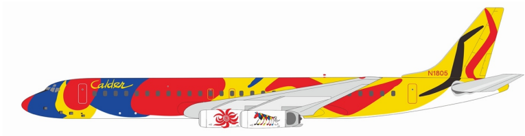 Pre-Order Inflight IF862BN1124 1:200 Braniff International Airways DC-8-62 CALDER N1805