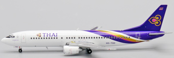 Pre-Order JC Wings XX4990 1:400 Thai Airways Boeing 737-400 "NC" HS-TDD