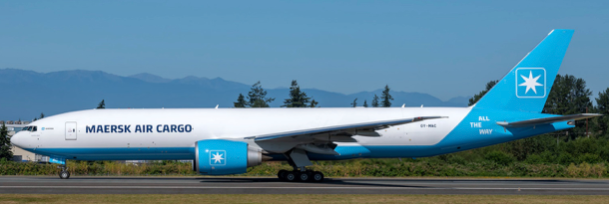 Pre-Order JC Wings XX40289C 1:400 Maersk Air Cargo Boeing 777F "Interactive Series" OY-MAC