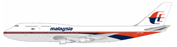 Pre-Order InFlight IF743MH1024 1:200 Malaysia Airlines Boeing 747-3H6M 9M-MHK