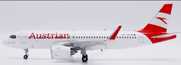 Pre-Order JC Wings LH2443 1:200 Austrian Airlines Airbus A320NEO Reg: OE-LZO