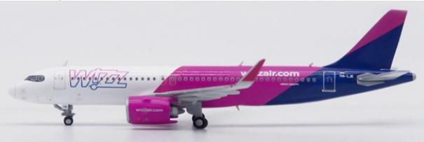 Pre-Order JC Wings LH4194 1:400 Wizz Air Airbus A320NEO Reg: HA-LJE