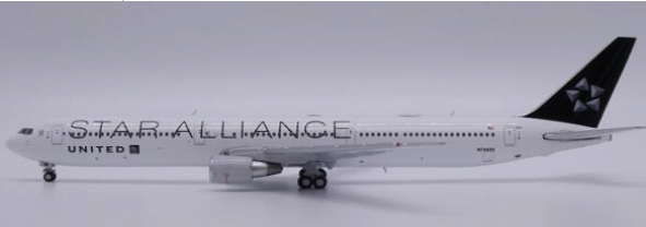 JC Wings LH4368 1:400 United Airlines Boeing 767-400ER "Star Alliance" Reg: N76055