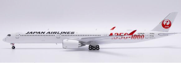 Pre-Order JC Wings SA4027A 1:400 Japan Airlines Airbus A350-1000XWB "A350-1000" Reg: JA02WJ "Flaps Down"