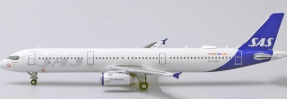 Pre-Order JC Wings XX4257 1:400 SAS Scandinavian Airlines Airbus A321 "NC" Reg: OY-KBH