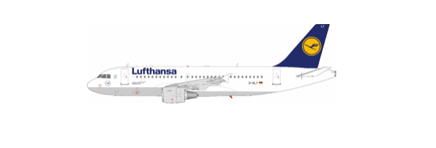 Pre-Order JFox JF-A319-019 1:200 A319-114 Lufthansa