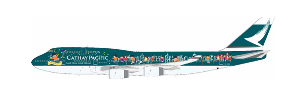 Pre-Order Whitebox Models WB-747-4-064 1:200 747-467 Cathay Pacific Airways - Spirit of Hong Kong"