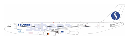 Pre-Order InFlight200 IF342SB1124R 1:200 Sabena Airbus A340-211 OO-SCW  75 year LOGO