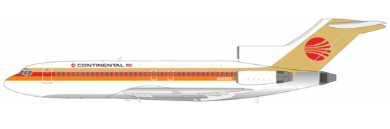 Pre-Order InFlight200 IF721CO0824 1:200 CONTINENTAL RED 727-100 N40488