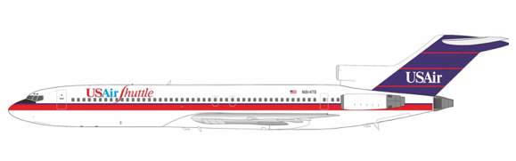 Pre-Order InFlight200 IF722US1124 1:200 USAIR SHUTTLE 727-200 N914TS