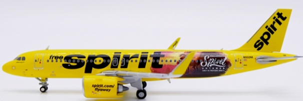 Pre-Order JC Wings SA4045 1:400 Spirit Airlines Airbus A320NEO "Spirit Untamed" Reg: N932NK