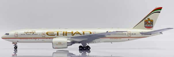 Pre-Order JC Wings XX40107 1:400 Etihad Airways Boeing 777-200LR "2015 Formula 1" Reg: A6-LRD