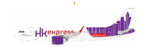 Pre-Order JFox JF-A320-051 1:200 A320-271N HK Express B-LCR