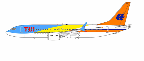 Pre-Order NG Models 88043 1:400 TUI 737 MAX 8 D-AMAH ( 'Fuerteventura' in the TUI 50 years livery )