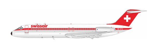 Pre-Order B-Models B-932-SR-IFZ  1:200 Swissair McDonnell Douglas DC-9-32 HB-IFZ