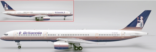 Pre-Order JC Wings XX2645 1:200 Britannia Airways Boeing 757-200 "Keep Duty Free" Reg: G-BYAK