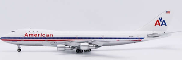 Pre-Order JC Wings XX20292 1:200 American Airlines Boeing 747-100 "White+Polished" Reg: N743PA