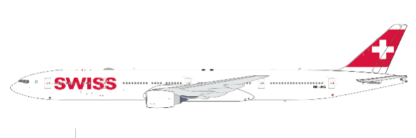 Pre-Order JC Wings XX40320 1:400 Swiss Boeing 777-300ER Reg: HB-JNG