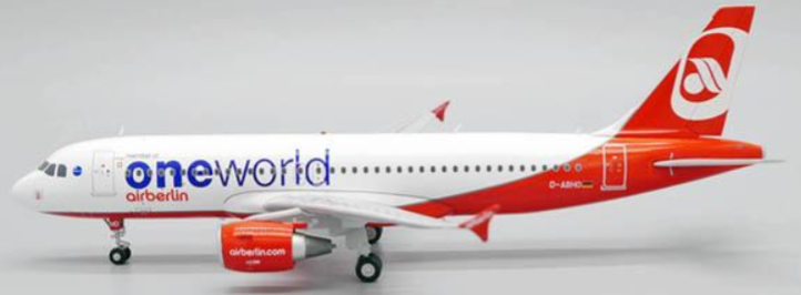 Pre-Order JC Wings LH2BER204 1:200 Air Berlin Airbus A320 D-ABHO "One World"