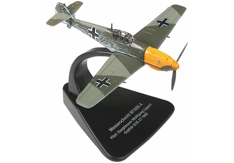 Oxford AC002 1:72 Messerschmitt Bf 109E-4 - Hauptmann Wolfgang Lippert,  Gruppenkommandeur II./JG 27, Luftwaffe, 1940