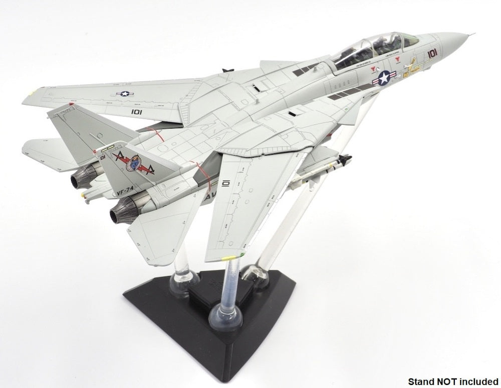 Calibre Wings CA721410-C 1:72 F-14A Tomcat US Navy VF-74 Be-Devilers, AA101, USS Saratoga 1987