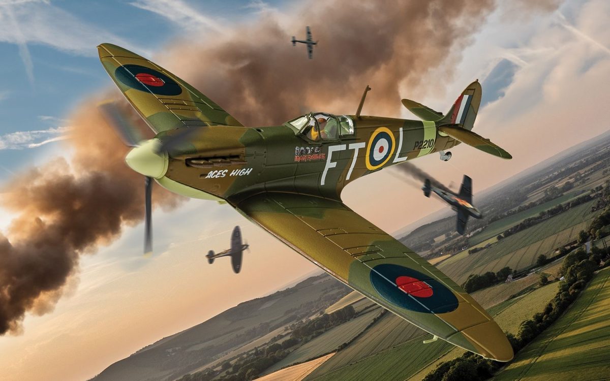 Pre-Order Corgi CC39215 Supermarine Spitfire Mk.II Iron Maiden Aces High Fantasy Release