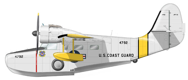 Pre-Order Sky Classics SCGG003 1:200 US Coast Guard JRF-5G Grumman Goose 84792 Air Station San Francisco, 1951