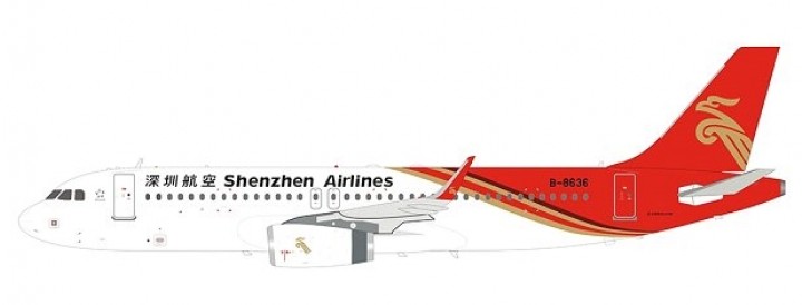 InFlight 200 IF320ZH01 1:200 A320-200 Shenzhen B-6833