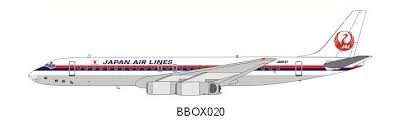 B-Models BBOX020 1:200 Japan Airlines DC-8-62 JA8037