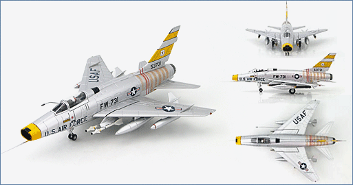 Hobby Master HA2120B 1:72 F-100D Super Sabre 1st Lt. Joe H. Engle, 474th Fighter Day Sqn., 31st TFW, George AFB, August 1958