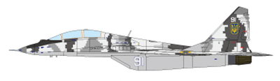 JC Wings JCW - 72 - MG29 - 015 MIG - 29UB Fulcrum B Ukrainian Air Force, Vasylkiv Airbase, 2021