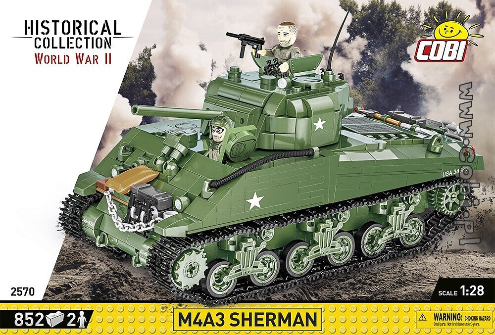 Cobi 2570 1:28 M4A3 Sherman