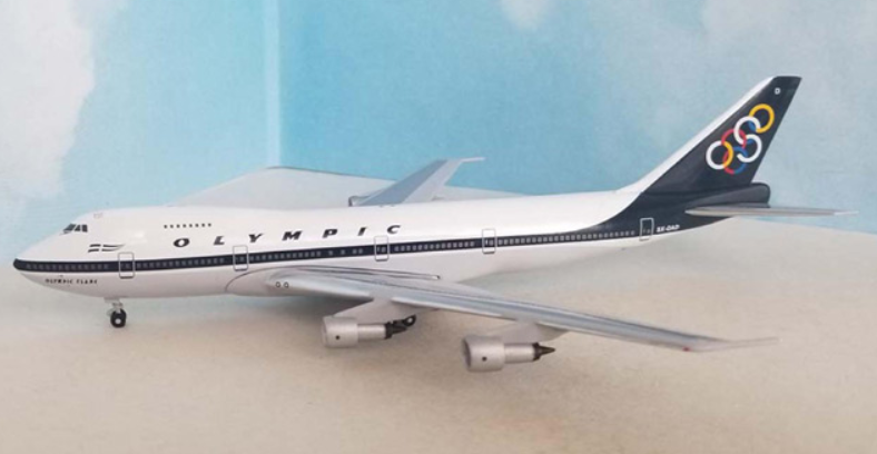 AeroClassics BBX41663 1:400 Olympic Airways Boeing 747-200 SX-OAD