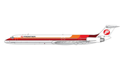 Pre - Order Gemini Jets GJFFT1168 1:400 Frontier Airlines MD - 80 N859HA (Saul Bass orange - and - red livery)